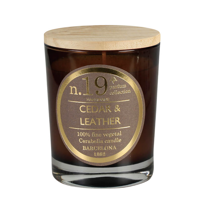 Vela perfumada cedar & leather