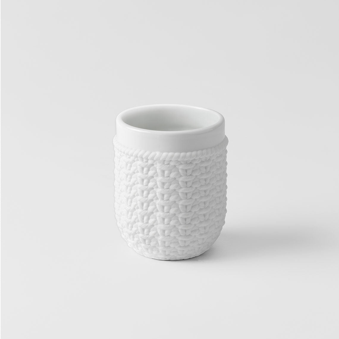 Vaso porcelana relieve punto