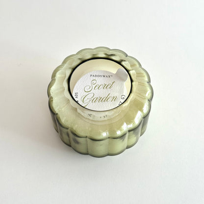 Vela perfumada cristal verde